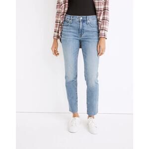 Madewell The Mid-Rise Perfect Vintage Jean Women’s Size 27 Raw Hem Edition